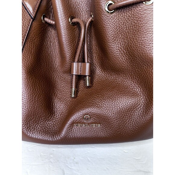 Michael Kors Brown Leather Tote Bag - Picture 8 of 12